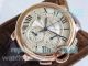 Swiss 7750 Copy Cartier Chronograph Rose Gold Silver Dial Watch - ZF Factory (3)_th.jpg